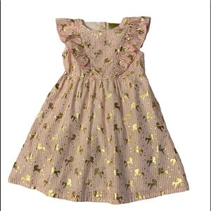 Penelope Mack Stripe Unicorn Girls Dress | Size 6